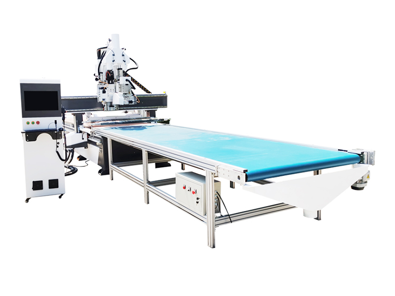 單主軸加鋸片自動(dòng)上下料開料機(jī)